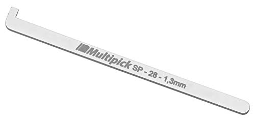 Multipick ELITE Lockpicking Spanner Profi SP-28 TOK 1,3 mm Breite – Tension Over Keyway - Schloss Spanner Werkzeug Tool für das Lockpicking Set und Dietrich Set für Anfänger und Profis von Multipick