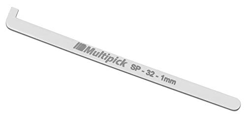 Multipick ELITE Lockpicking Spanner Profi SP-32 TOK 1,0 mm Breite – Tension Over Keyway - Schloss Spanner Werkzeug Tool für das Lockpicking Set und Dietrich Set für Anfänger und Profis von Multipick