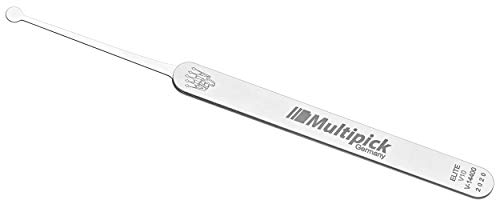 Multipick ELITE Profi Lockpicking Dietrich Ball (V10) 0,4 mm Slim - Made in Germany - Lockpick für professionellen Gebrauch bei Schlüsseldienst und Behörden von Multipick