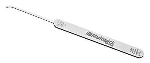 Multipick ELITE Profi Lockpicking Dietrich Hook 1-0,6 mm - Made in Germany - Lockpicking Set - Dietrich Set für den professionellen Gebrauch für Schlüsseldienst und Behörden von Multipick