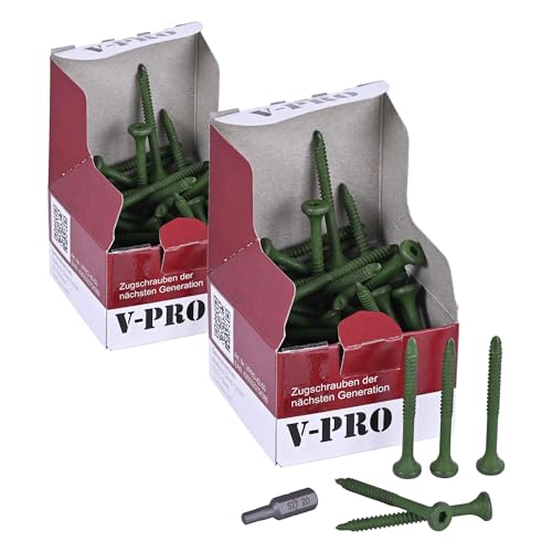 MULTIPICK Zugschraube Schlüsseldienst - [4.2 x 48 mm] Ziehschraube Türöffnung - Zylinder Zieher Schrauben Set - Schloss Schraube Türzylinder - Zugschrauben Glocke - 100 Stück von Multipick