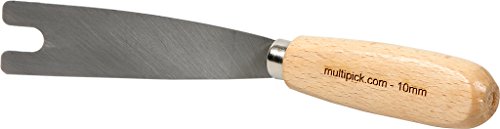 Multipick Türöffnungswerkzeug Nussmesser 10 mm (abgewinkelte Version) - Schlüsseldienst Profi Tür-Öffnungswerkzeug Türfallen-Öffner mit 92mm Abstand von Multipick