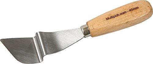 MULTIPICK Öffnungsspachtel [45 mm] Türöffnungswerkzeug & Türfallengleiter, Türfallenöffner - Türöffner Werkzeug - 1 Schloss Öffner - Tür Öffnungs Werkzeug inkl. Videoanleitung von Multipick