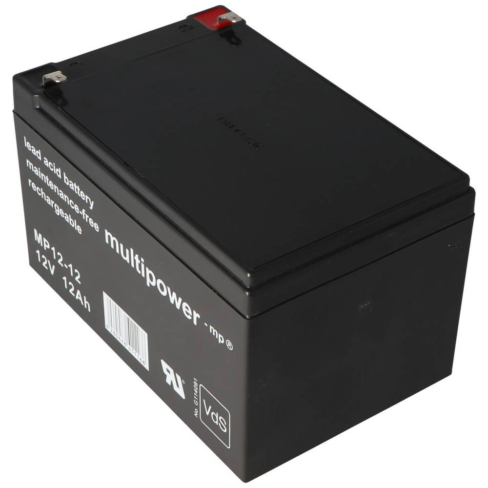Multipower Mp12 12 Akku Batterie 12 Volt 12 Ah Bleibatterie Notstromversorgung B-Ware Multipower Mp12 12 Akku Batterie 12 Volt 12 Ah Bleibatterie Notstromversorgung B-Ware von Multipower