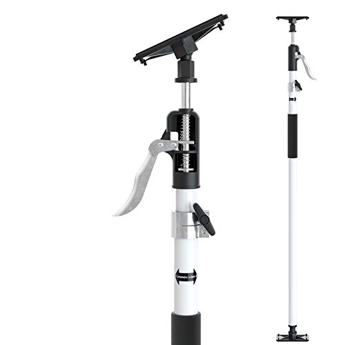 4x MULTISPANN® Montagestütze 133-310cm - Max. 80kg - Made in Germany - Deckenstütze, Einhandstütze und Baustütze mit innovativem 3-Spannsystem - Für Handwerk und Industrie - MS-MS80-310 von Multispann