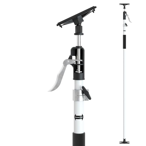 4x MULTISPANN® Montagestütze 171-400cm - Max. 80kg - Made in Germany - Deckenstütze, Einhandstütze und Baustütze mit innovativem 3-Spannsystem - Für Handwerk und Industrie - MS-MS80-400 von Multispann