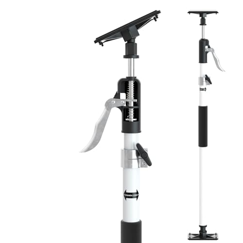 4x MULTISPANN® Montagestütze 85-170cm - Max. 80kg - Made in Germany - Deckenstütze, Einhandstütze und Baustütze mit innovativem 3-Spannsystem - Für Handwerk und Industrie - MS-MS80-170… von Multispann