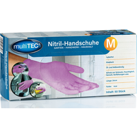 Nitril-Einweghandschuhe, Rosa, Größe M - 50er-Pack Nitril-Einweghandschuhe, Rosa, Größe M - 50er-Pack von Multitec