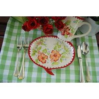 Hibiskus-Design-Tee-Set Hibiskus-Design-Tee-Set von MumGayaCeramics