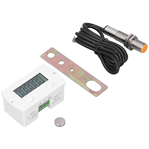 BERM 6-stelliger Elektronischer Zähler, Digitaler Zähler, 6-stelliger Zähler, Digitaler Zähler, 6-stelliger Zähler, Mini-Digital-Magnetinduktions-Zählschalter 0-99999 von Mumusuki