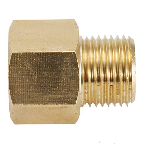 CO2-Zylindertank-Adapter, Messing-Zylindertank W21.8 CGA320-Adapter-Regler-Adapter-Anschluss für Tankkonverter-Zubehör (CGA320 auf W21.8 konvertiert) von Mumusuki