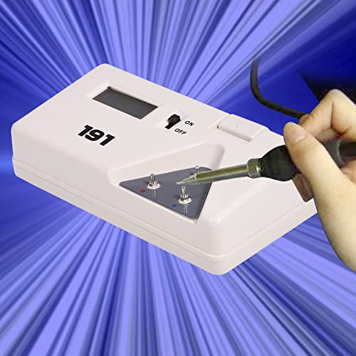 Eisenspitzen-Thermometer, Elektrisch, Eisenspitzen-Thermometer, Spitzenthermometer, Löttemperatur-Tester, Lötkolben-Thermometer mit Ziffernanzeige für Schweißeisen Eisenspitzen-Thermometer, Elektrisch, Eisenspitzen-Thermometer, Spitzenthermometer, Löttemperatur-Tester, Lötkolben-Thermometer mit Ziffernanzeige für Schweißeisen von Mumusuki