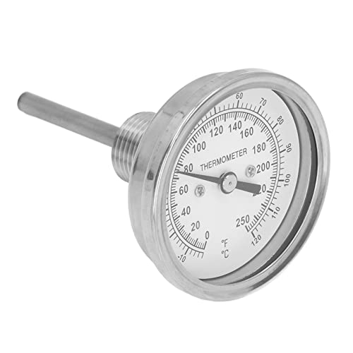 Messthermometer aus Metall, 18-120℃ Messuhr, Grillofen, Bimetall-Thermometer, Zeigertyp, Temperaturanzeige von Mumusuki