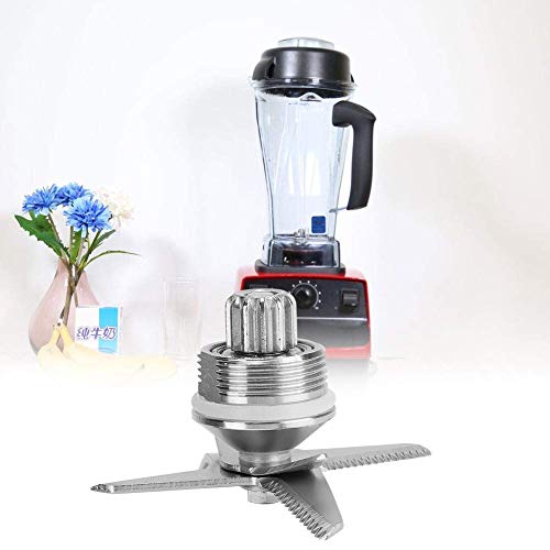 Mixbehälter, Mixer Ersatzklinge Edelstahl Mixerklinge Mischen Schneiden Mixer Klinge Messer Ersatzteile Passend für Juicer Blender 5200 von Mumusuki