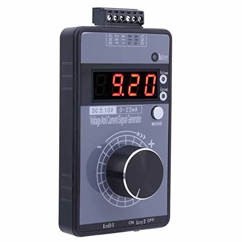 Mumusuki 0-22MA-Stromspannungssignalgenerator DC0-10V Analog Simulator Handheld Digitalgenerator mit 3 Stromversorgungsmodi Einstellbarer Spannungsstromausgang für das Debuggen von SPS-Panel Mumusuki 0-22MA-Stromspannungssignalgenerator DC0-10V Analog Simulator Handheld Digitalgenerator mit 3 Stromversorgungsmodi Einstellbarer Spannungsstromausgang für das Debuggen von SPS-Panel von Mumusuki