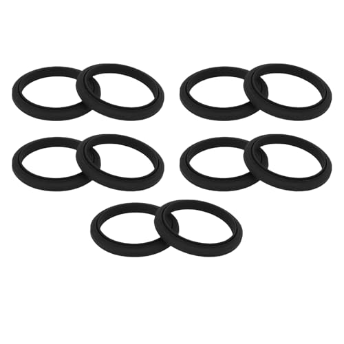 Mumusuki 10pcs Kaffeemaschine Silikondampfringe, Schwarze Gruppenkopfdichtung Ersatzteile für EC685 EC680 Kaffeemaschinen Geeignet Mumusuki 10pcs Kaffeemaschine Silikondampfringe, Schwarze Gruppenkopfdichtung Ersatzteile für EC685 EC680 Kaffeemaschinen Geeignet von Mumusuki