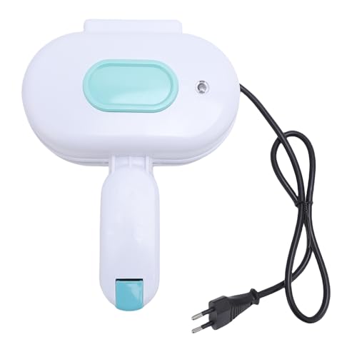 Mumusuki 1200W Mini -Sandwicheshersteller, Plastikaluminium Nicht -STICK Panini Press Tragbarer Gegrillter Käsehersteller Zum Kochen Frühstück, Mittagessen, Snacks (EU-Stecker 220V) von Mumusuki