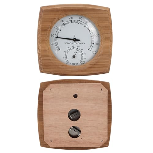 Mumusuki 2-in-1 Thermo-Hygrometer Thermometer Hygrometer Dampfbad Saunaraum Zubehör Für Saunaraum Wand Dekorativ Mumusuki 2-in-1 Thermo-Hygrometer Thermometer Hygrometer Dampfbad Saunaraum Zubehör Für Saunaraum Wand Dekorativ von Mumusuki