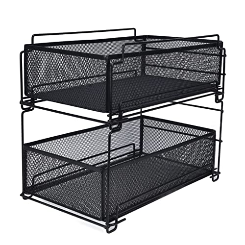 Mumusuki 2-stufige Arbeitsplatte Stehende Regal Organizer, Metall Arbeitsplatte Aufbewahrung Organizer Organizer für Küchenschrank Badezimmer Wohnzimmer Speisekammer Schwarz Mumusuki 2-stufige Arbeitsplatte Stehende Regal Organizer, Metall Arbeitsplatte Aufbewahrung Organizer Organizer für Küchenschrank Badezimmer Wohnzimmer Speisekammer Schwarz von Mumusuki