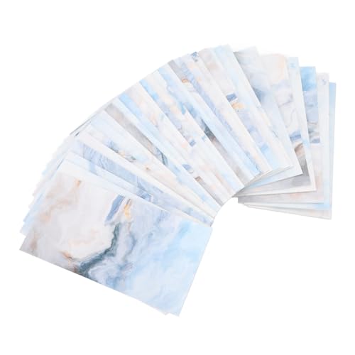 Mumusuki 32 PCs Schaumwandaufkleber, Kleber PVC -Ziegelplatten mit Marmormuster Design für Badezimmer Wohnen von Mumusuki