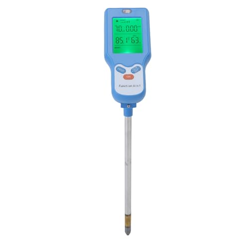 Mumusuki 6 in 1 Bodentester mit LCD -Display, Multi Funktionaler Digitaler Bodenmesser für die Luftfruchtbarkeitsfeuchtigkeit der Lichtfruchtbarkeit, 172 Mm Metallsonde für Gartenfarm Mumusuki 6 in 1 Bodentester mit LCD -Display, Multi Funktionaler Digitaler Bodenmesser für die Luftfruchtbarkeitsfeuchtigkeit der Lichtfruchtbarkeit, 172 Mm Metallsonde für Gartenfarm von Mumusuki