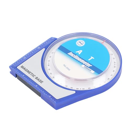 Mumusuki ABS -Kunststoff -Neigungsmesserwinkelmesswerkzeug mit Magnetischer Basis 4x90 Grad Winkel Locator für Home Renovation Holzbearbeitung von Mumusuki