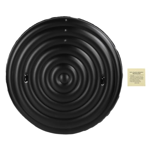 Mumusuki Aufblasbare Whirlpools -Abdeckung mit Griffen, PVC -runde Verstellbare Whirlpools -Deckel Tragbare Energieeinsparungsabdeckung für Spa -Pools Aufblasbare Außenwolken Im Freien von Mumusuki