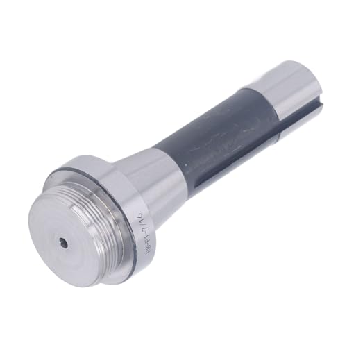 Mumusuki Bohrerkopf Shank Boank Tool Shank R8 Mill Born Adapter High Carbon Stahl 1-1/2-18Unf Gewinde 0,005 Mm Genauigkeit 60-Grad-Winkel mit Komfortables Griff Zum Präzisionsmahlen von Mumusuki