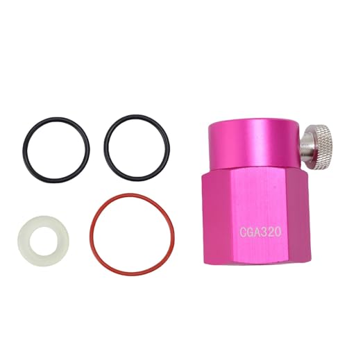 Mumusuki CO2 -Nachfülladapter Schnellanschluss, Schnelle Inflationssicherheitsschloss Langlebiger Build, CGA320 -Stecker -Kit Aluminiumlegierung für Soda Maker Zylindertank -Nachfüllung Mumusuki CO2 -Nachfülladapter Schnellanschluss, Schnelle Inflationssicherheitsschloss Langlebiger Build, CGA320 -Stecker -Kit Aluminiumlegierung für Soda Maker Zylindertank -Nachfüllung von Mumusuki