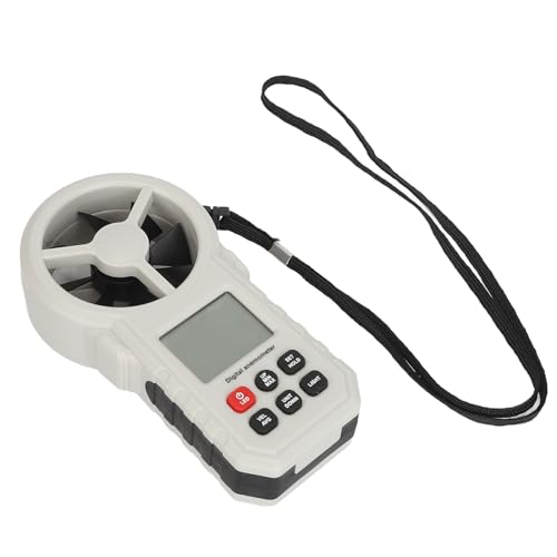 Mumusuki Digital Anemometer Windgeschwindigkeitsmesser Handheld-LCD-Anzeige mit 0,3-30 M/s Reichweite für die Messung der Luftgeschwindigkeit Im Freien von Mumusuki