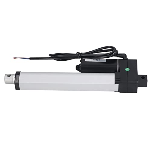 Mumusuki Elektrischer Aktuator 200 -mm -Hub Linearer Aktuator 3000n Schubstufe Aluminiumlegierung IP54 mit 24 V Gleichstrommotor für Elektrisches Sofa Bett Smart Home Industrial Hubing System (12V) von Mumusuki