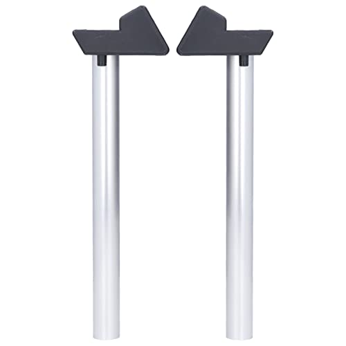 Mumusuki Gewächshaus Regenwasserentwässerungs-Kit, 2-teiliges Silber-Gewächshaus-Regenrinnen-Kit mit Zubehör Drainage Downspout Gutter Kit Kit von Mumusuki
