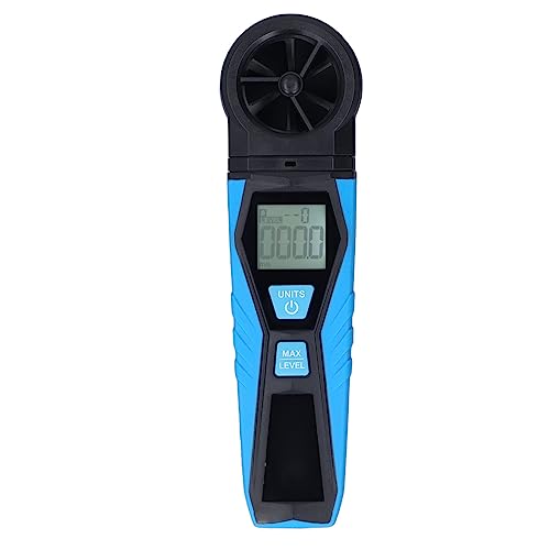 Mumusuki Handheld -Anemometer -Windgeschwindigkeitsmessgerät 180 ° Rotierende Lüfter 5 Messmodi Hohe Empfindlichkeit ABS Gummischale mit LCD Display für die Windenergie Meteorologie Industrie Mumusuki Handheld -Anemometer -Windgeschwindigkeitsmessgerät 180 ° Rotierende Lüfter 5 Messmodi Hohe Empfindlichkeit ABS Gummischale mit LCD Display für die Windenergie Meteorologie Industrie von Mumusuki