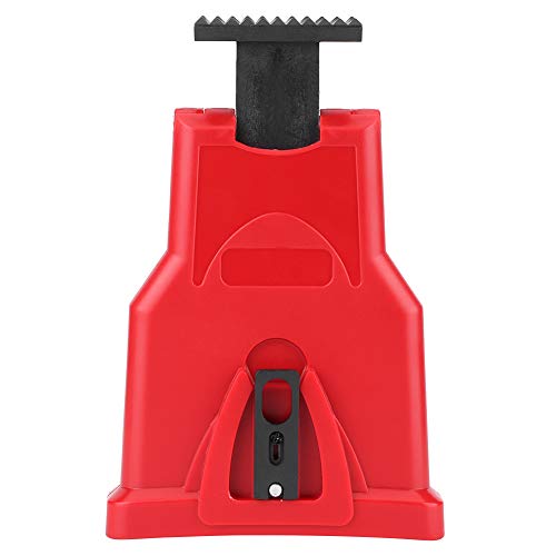 Mumusuki Hochwertige elektrische Kettensäge Zahnschärfer Kettenschärfwerkzeug Schnellschleifwerkzeuge für Holzbearbeitungswerkzeug(rot) von Mumusuki