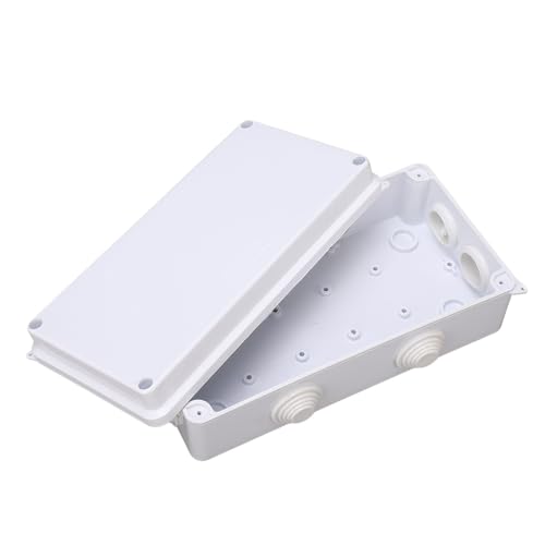 Mumusuki IP65 ELEKTRISCHER MUNCTION BOX WETTERSPRÜCHTER OUTER OUTER OUTERSPROJEKT 200x100x70 Mm ABS -Kunststoffgehäuse mit Gummistopfen für die Elektrischen Verbindungen der Wohnkabelle von Mumusuki
