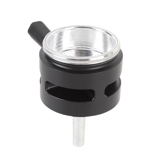 Mumusuki Kaffeekanne Ersatzthermostat, Aluminiumlegierung Dual -Ventil 2 Tasse Anti -Over -Extraktionsthermostat mit Filter und Infusionsrohr für Italienischen Kaffee (BLACK) von Mumusuki