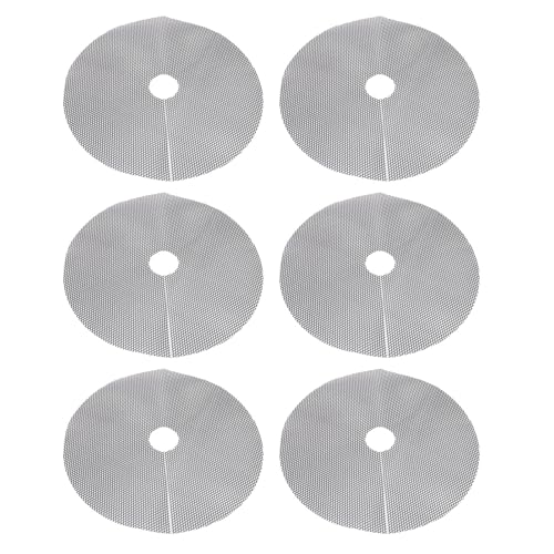 Mumusuki Pflanzentopf Gitter Katze Grabstopper, Stoppt Haustiere Eichhörnchen, Cassable zu Größe Wetterfestem Polyethylen -Gartenblüten Schutz Im Freien (30cm 6Stk) von Mumusuki