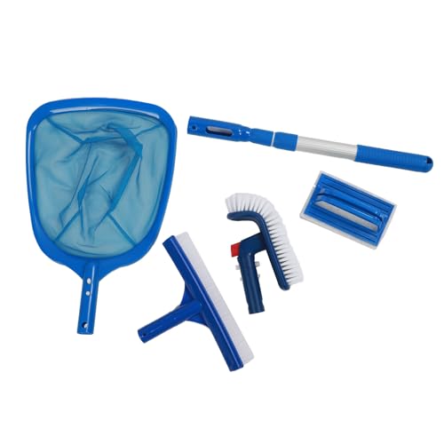 Mumusuki Schwimmbadblatt Skimmernetz mit Teleskopstange 45-88 cm und Reinigungsbürste für Oberirdische Pools Spas Whirlpools Mumusuki Schwimmbadblatt Skimmernetz mit Teleskopstange 45-88 cm und Reinigungsbürste für Oberirdische Pools Spas Whirlpools von Mumusuki