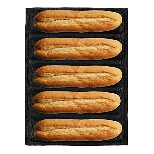 Mumusuki Silikon atmungsaktiv DIY Brot Backblech Französisch Brotform Backform Antihaft Backform Pfanne für Home Brote Brot Kuchen machen von Mumusuki