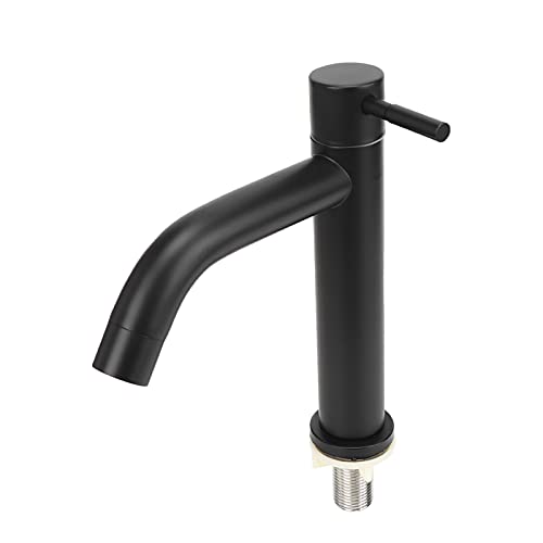 Single Cold Faucet Edelstahl Bad WC Waschbecken Wasserhahn Single Cold Water Tap Wasserhahn mit Schlauch Single Cold Faucet Edelstahl Bad WC Waschbecken Wasserhahn Single Cold Water Tap Wasserhahn mit Schlauch von Mumusuki