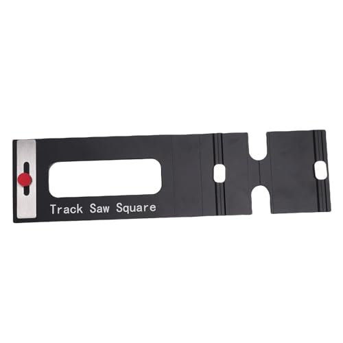 Mumusuki Spursäge Quadratische, Aluminiumlegierung Rechtwinkel mit Stabilisierender Stangenpositionsplatte RIP Vollblätter Gerade und Quadratisch für Kreisförmige Sägenschiene von Mumusuki