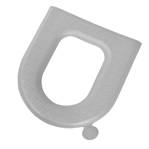Mumusuki Toilettensitzkissen, Wasserdicht, Eva, Verdickt, Komfort-Toilettensitzbezug, Graues Bezugskissen mit Griff, Tragbarer Toilettendeckel, Tankabdeckung, Schnell Trocknendes Mumusuki Toilettensitzkissen, Wasserdicht, Eva, Verdickt, Komfort-Toilettensitzbezug, Graues Bezugskissen mit Griff, Tragbarer Toilettendeckel, Tankabdeckung, Schnell Trocknendes von Mumusuki