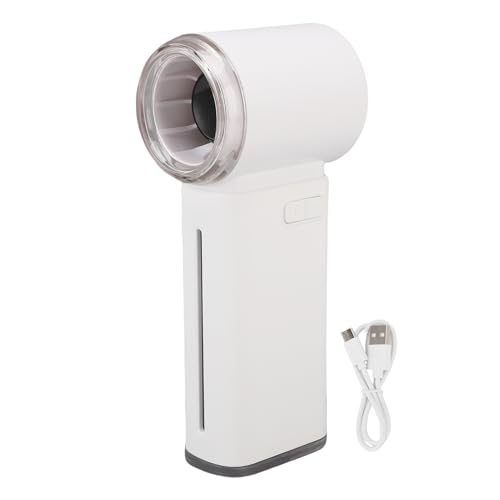 Mumusuki Tragbarer Handheld -Misting -Lüfter, 1 Bis 199 Schrittlose Geschwindigkeit Verstellbare Turbo -Lüfter mit Mist, USB -wiederaufladbare Persönliche Kleine Taschenlüfter für von Mumusuki