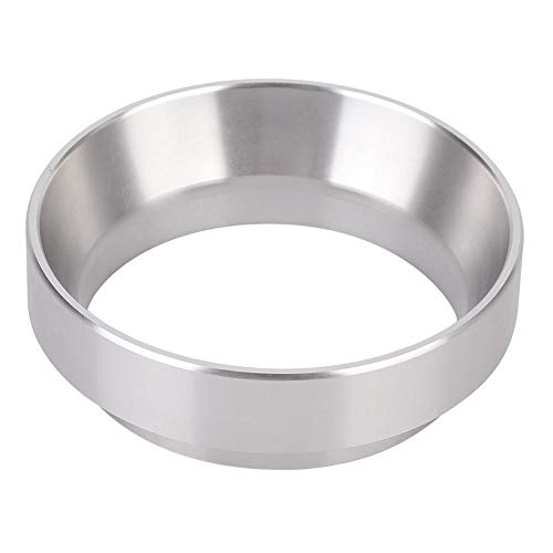 Aluminiumlegierung Schleife, Universal-Kaffeemaschinen-Zubehör, 58 mm, silberfarben, Aluminium-Legierung, Magnet-Ring von Mumusuki