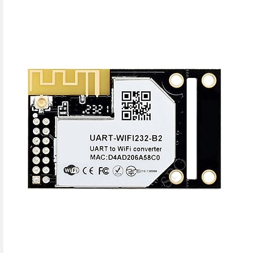 1 Satz WiFi-Adapter industrielles UART zum WiFi-Ethernet-Modul eingebettetes UART Serieller Server integriertes Modul UART 802.11b/g/n zu WiFi und serieller Server stabil und zuverlässig von Mumuve