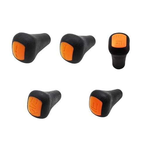 Mumuve Gabelstapler-Griffknauf-Set, Gabelstapler-Hebelknöpfe, Gabelstapler-Kontrollknauf-Set für mühelose Kontrolle und schnellen Austausch, einfach zu installierende Gabelstaplerknöpfe, 5 Stück von Mumuve