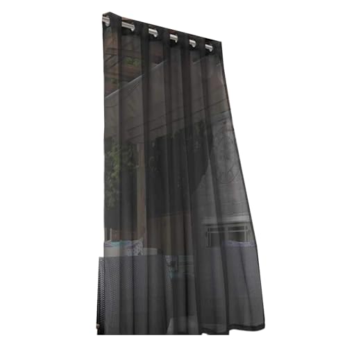 Mumuve Wasserfeste Voile Outdoor Vorhänge Transparent Terrassen und Pavillons Ösenvorhänge Transparent Vorhang von Mumuve
