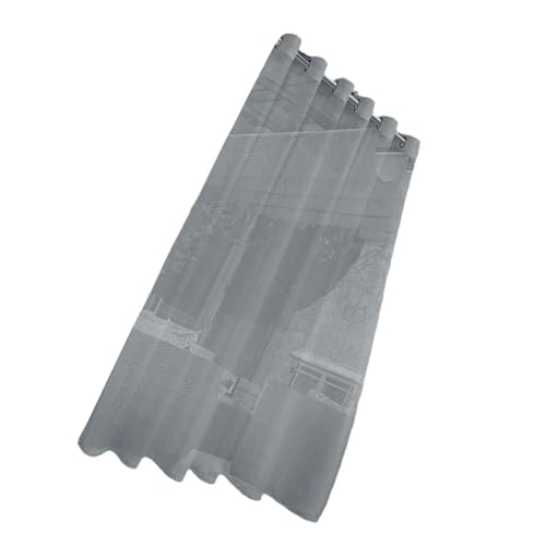 Mumuve Wasserfeste Voile Outdoor Vorhänge Transparent Terrassen und Pavillons Ösenvorhänge Transparent Vorhang von Mumuve