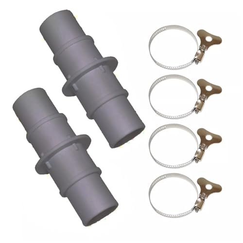 Poolschlauch Adapter Set Flexible Pool Rohr Gelenk Schlauchverbinder Schlauchumwandlungsadapter für Pool Wartungssysteme Pool Armaturen von Mumuve