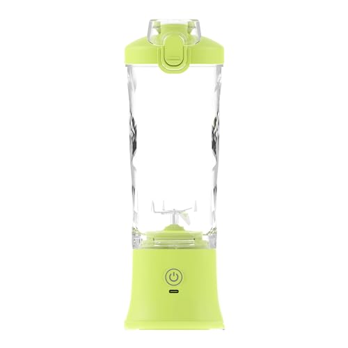 Wiederaufladbarer tragbarer Mixer, Reise-Entsafter, 600 ml Kapazität, Entsafter für Smoothie- und Fitness-Enthusiasten, Eiszerkleinerung von Mumuve